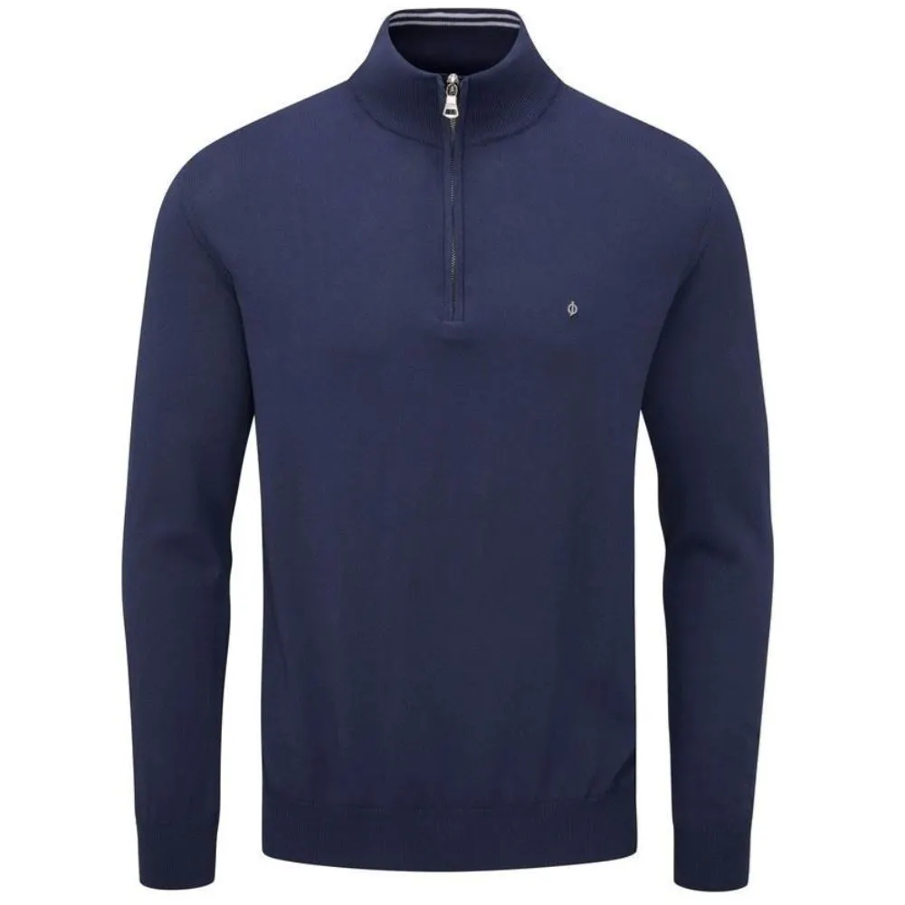 Oscar Jacobson Men's Waldorf Pin 1/2-Zip Golf Sweater 5 Oscar Jacobson Men's Waldorf Pin 1/2-Zip Golf Sweater - Image 3