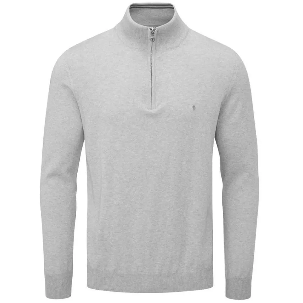Oscar Jacobson Men's Waldorf Pin 1/2-Zip Golf Sweater 7 Oscar Jacobson Men's Waldorf Pin 1/2-Zip Golf Sweater - Image 5