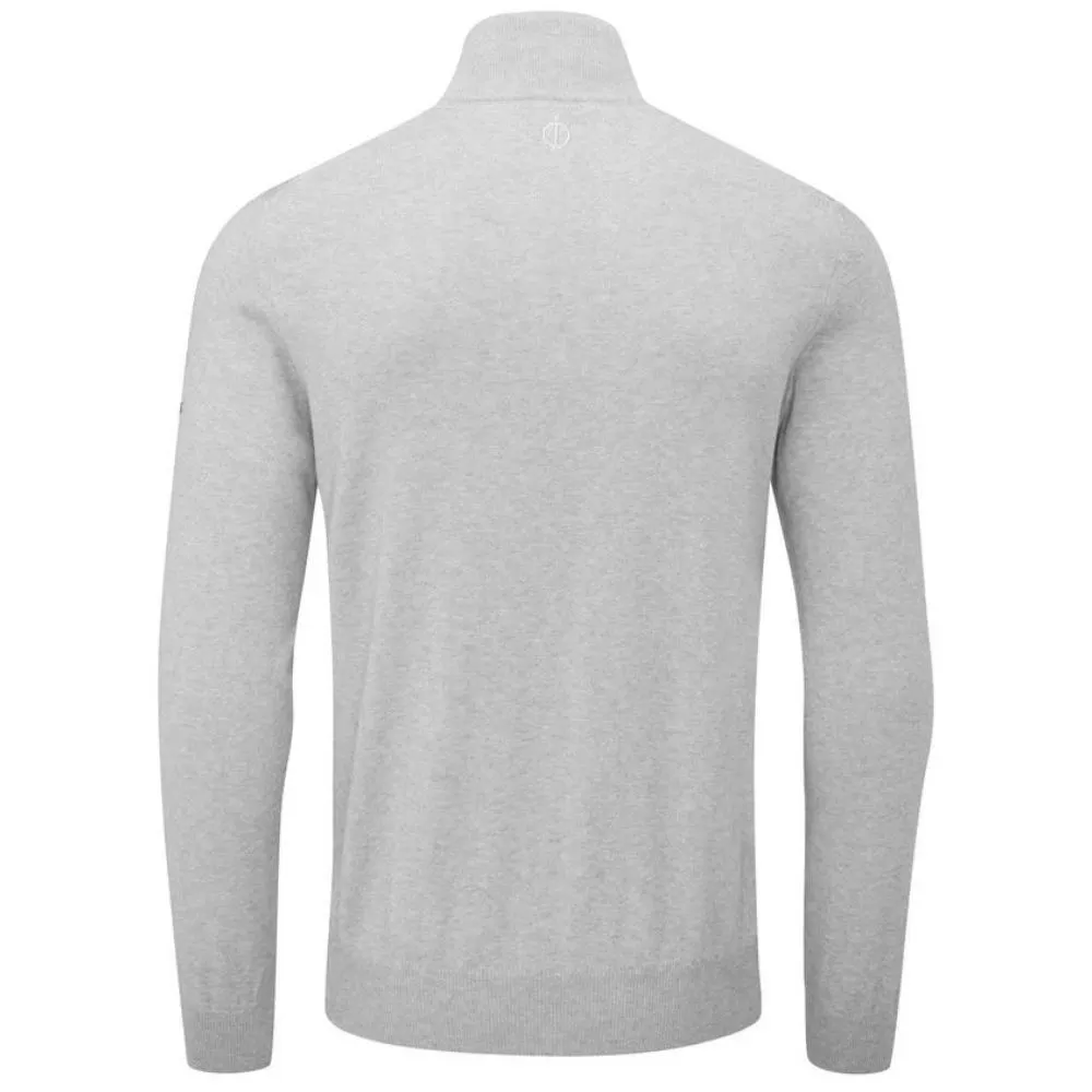 Oscar Jacobson Men's Waldorf Pin 1/2-Zip Golf Sweater 8 Oscar Jacobson Men's Waldorf Pin 1/2-Zip Golf Sweater - Image 6