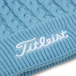 Titleist Cable Knit Pom Pom Hat -Golf Shop 0073990 titleist cable knit pom pom hat
