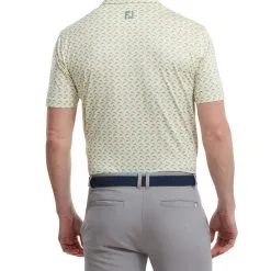 FootJoy Men's Leaping Dolphins Print Lisle Golf Polo Shirt -Golf Shop 0074810 footjoy mens leaping dolphins print lisle golf polo shirt