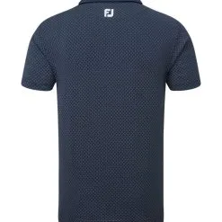 FootJoy Men's Diamond Dot Print Lisle Golf Polo Shirt -Golf Shop 0074815 footjoy mens diamond dot print lisle golf polo shirt