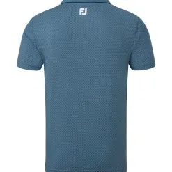 FootJoy Men's Diamond Dot Print Lisle Golf Polo Shirt -Golf Shop 0074817 footjoy mens diamond dot print lisle golf polo shirt