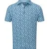 FootJoy Men's Shadow Palm Print Golf Polo Shirt -Golf Shop 0074839 footjoy mens shadow palm print golf polo shirt