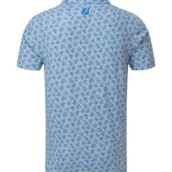 FootJoy Men's Shadow Palm Print Golf Polo Shirt -Golf Shop 0074844 footjoy mens shadow palm print golf polo shirt
