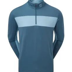 FootJoy Men's Engineered Chest Stripe Chill-Out Golf Midlayer -Golf Shop 0074859 footjoy mens engineered chest stripe chill out golf midlayer
