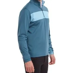 FootJoy Men's Engineered Chest Stripe Chill-Out Golf Midlayer -Golf Shop 0074867 footjoy mens engineered chest stripe chill out golf midlayer