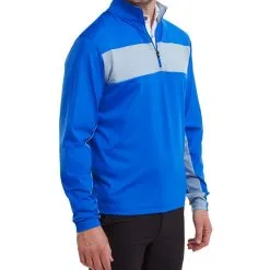 FootJoy Men's Engineered Chest Stripe Chill-Out Golf Midlayer -Golf Shop 0074868 footjoy mens engineered chest stripe chill out golf midlayer