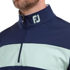 FootJoy Men's Engineered Chest Stripe Chill-Out Golf Midlayer -Golf Shop 0074869 footjoy mens engineered chest stripe chill out golf midlayer