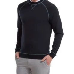 FootJoy Men's Dri Release Crew Neck Golf Sweater -Golf Shop 0074878 footjoy mens dri release crew neck golf sweater