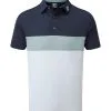 FootJoy Men's Colour Block Pique Golf Polo Shirt 2 FootJoy Men's Colour Block Pique Golf Polo Shirt -Golf Shop 0075001 footjoy mens colour block pique golf polo shirt