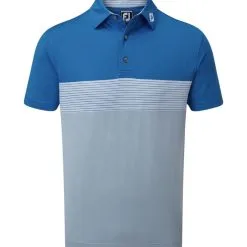FootJoy Men's Colour Block Pique Golf Polo Shirt -Golf Shop 0075004 footjoy mens colour block pique golf polo shirt