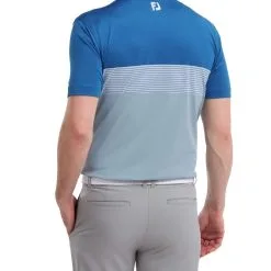 FootJoy Men's Colour Block Pique Golf Polo Shirt -Golf Shop 0075016 footjoy mens colour block pique golf polo shirt