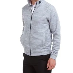 FootJoy Men's Space Dye Full-Zip Golf Midlayer 10 FootJoy Men's Space Dye Full-Zip Golf Midlayer -Golf Shop 0075093 footjoy mens space dye full zip golf midlayer