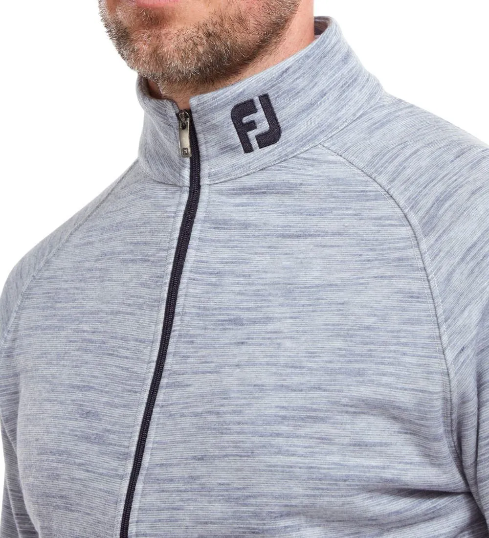 FootJoy Men's Space Dye Full-Zip Golf Midlayer 7 FootJoy Men's Space Dye Full-Zip Golf Midlayer - Image 5