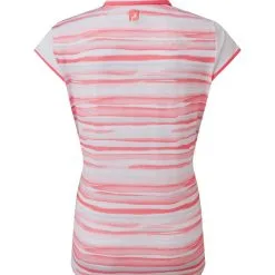 FootJoy Ladies Cap Sleeve Colour Block Golf Polo Shirt -Golf Shop 0075210 footjoy ladies cap sleeve colour block golf polo shirt