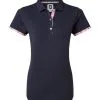 FootJoy Ladies Watercolour Trim Pique Golf Polo Shirt -Golf Shop 0075221 footjoy ladies watercolour trim pique golf polo shirt