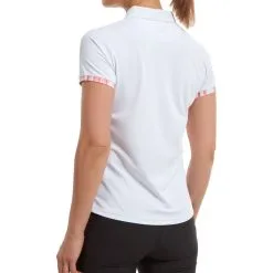 FootJoy Ladies Watercolour Trim Pique Golf Polo Shirt 20 FootJoy Ladies Watercolour Trim Pique Golf Polo Shirt -Golf Shop 0075226 footjoy ladies watercolour trim pique golf polo shirt