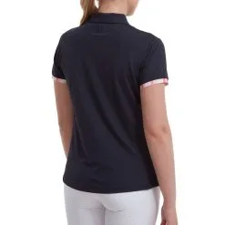 FootJoy Ladies Watercolour Trim Pique Golf Polo Shirt 15 FootJoy Ladies Watercolour Trim Pique Golf Polo Shirt -Golf Shop 0075227 footjoy ladies watercolour trim pique golf polo shirt
