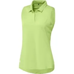 Adidas Ladies Primeblue Sleeveless Golf Polo Shirt