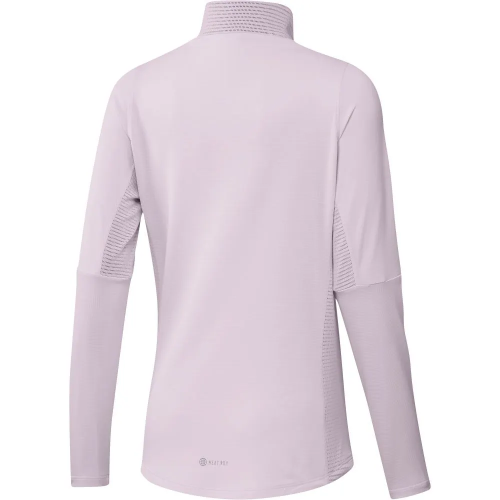 Adidas Ladies HEAT.RDY 1/4-Zip Golf Pullover 6 Adidas Ladies HEAT.RDY 1/4-Zip Golf Pullover - Image 4