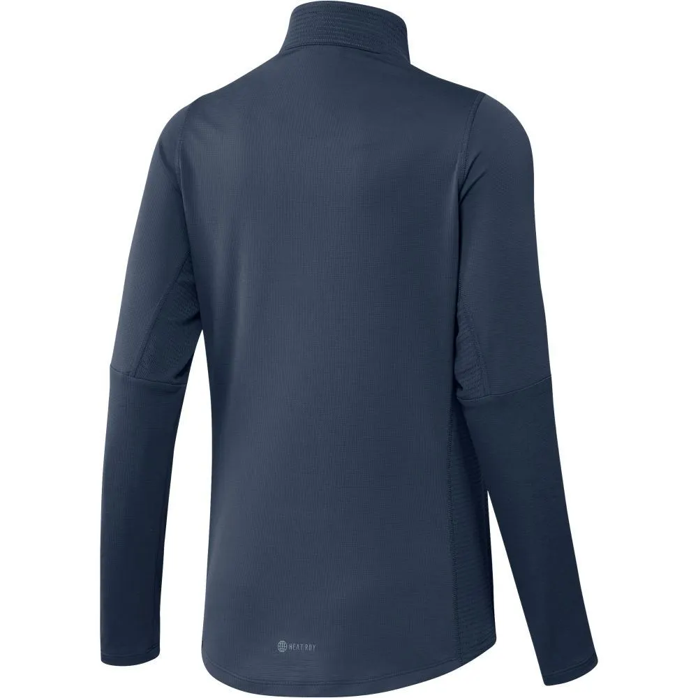 Adidas Ladies HEAT.RDY 1/4-Zip Golf Pullover 4 Adidas Ladies HEAT.RDY 1/4-Zip Golf Pullover - Image 2