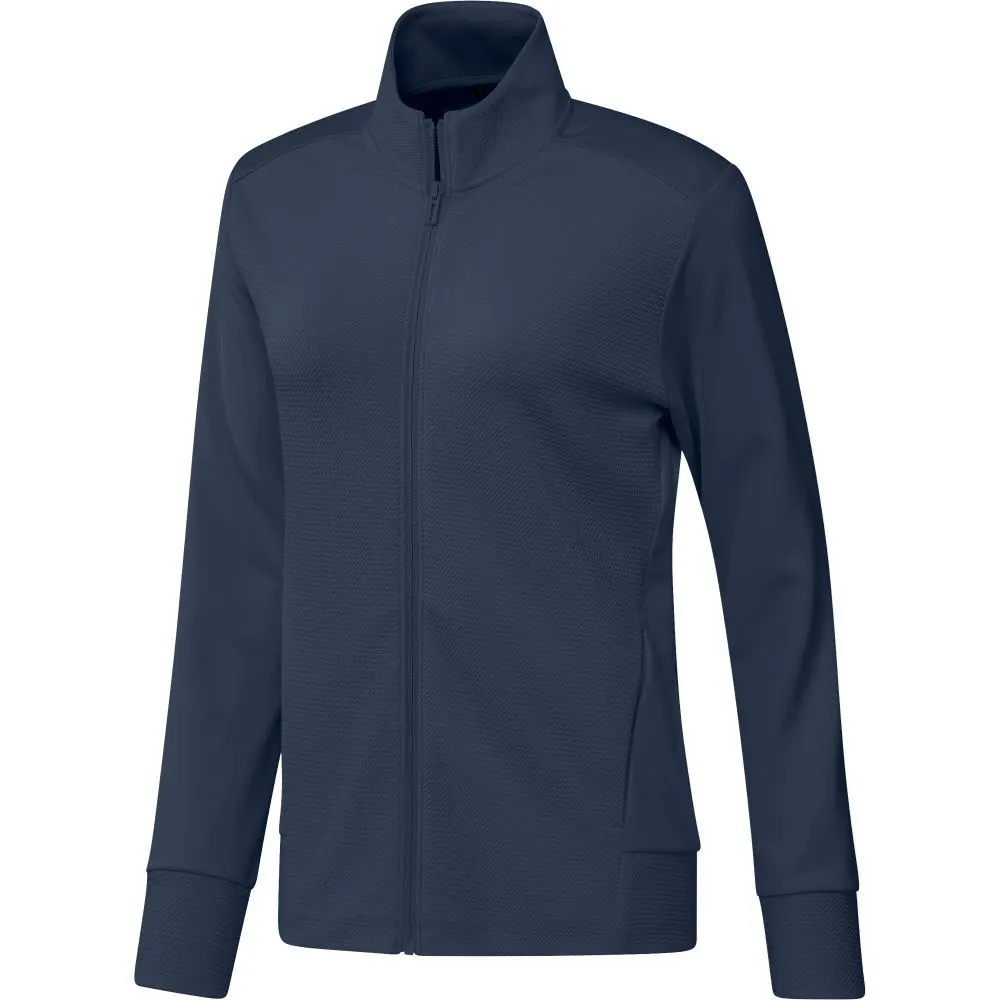 Adidas Ladies Textured Full Zip Golf Jacket 4 Adidas Ladies Textured Full Zip Golf Jacket - Image 2