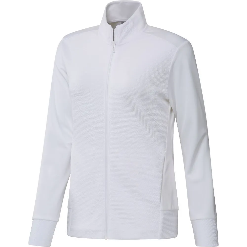 Adidas Ladies Textured Full Zip Golf Jacket 6 Adidas Ladies Textured Full Zip Golf Jacket - Image 4