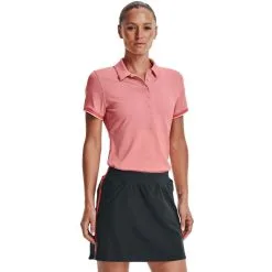 Under Armour Ladies Zinger Point Golf Polo Shirt -Golf Shop 0077145 under armour ladies zinger point golf polo shirt