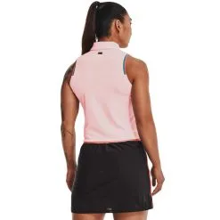 Under Armour Ladies Zinger Point Sleeveless Golf Polo Shirt -Golf Shop 0077157 under armour ladies zinger point sleeveless golf polo shirt