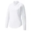 Puma Ladies Shine 1/4-Zip Golf Midlayer -Golf Shop 0077469 puma ladies shine 14 zip golf midlayer