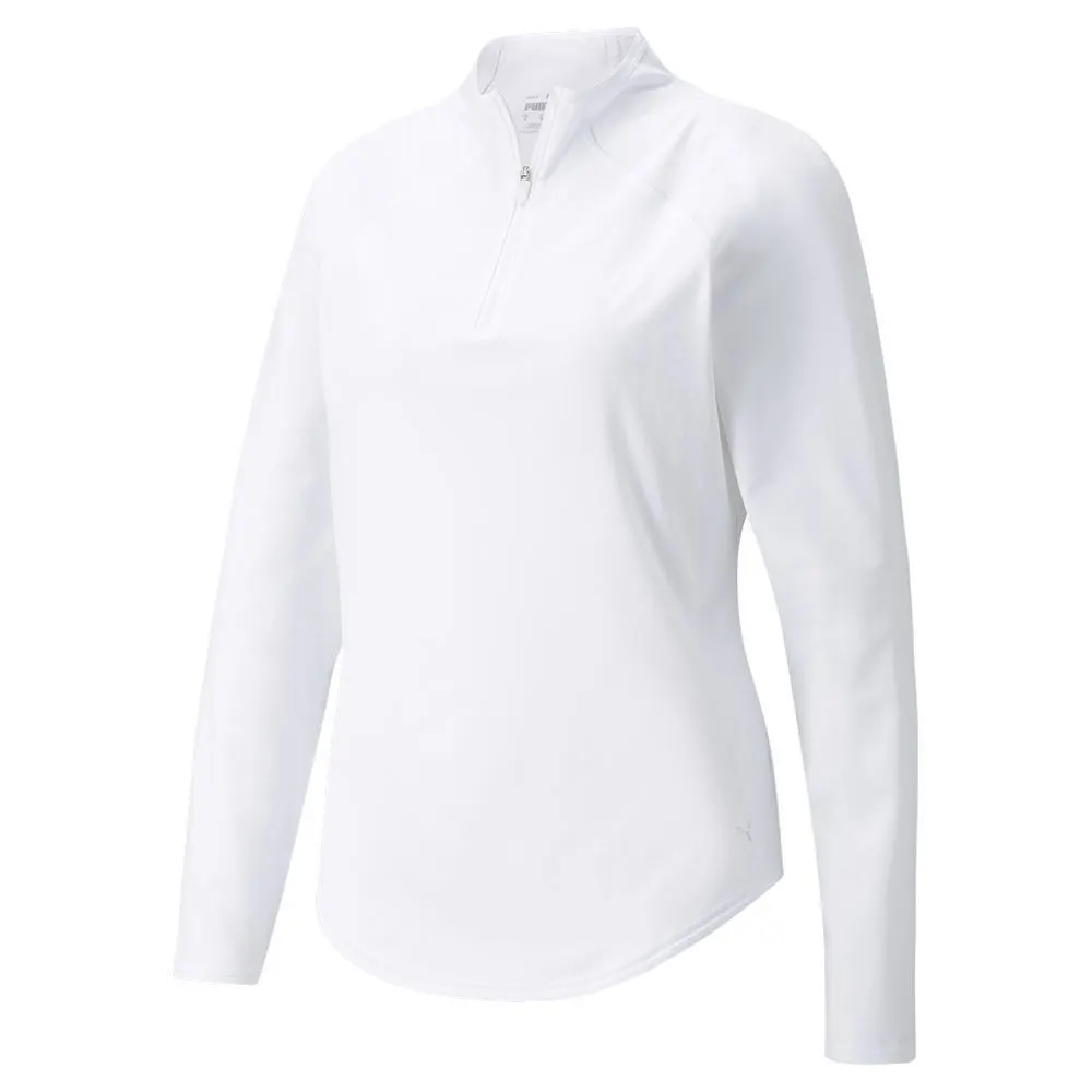 Puma Ladies Shine 1/4-Zip Golf Midlayer 3 Puma Ladies Shine 1/4-Zip Golf Midlayer