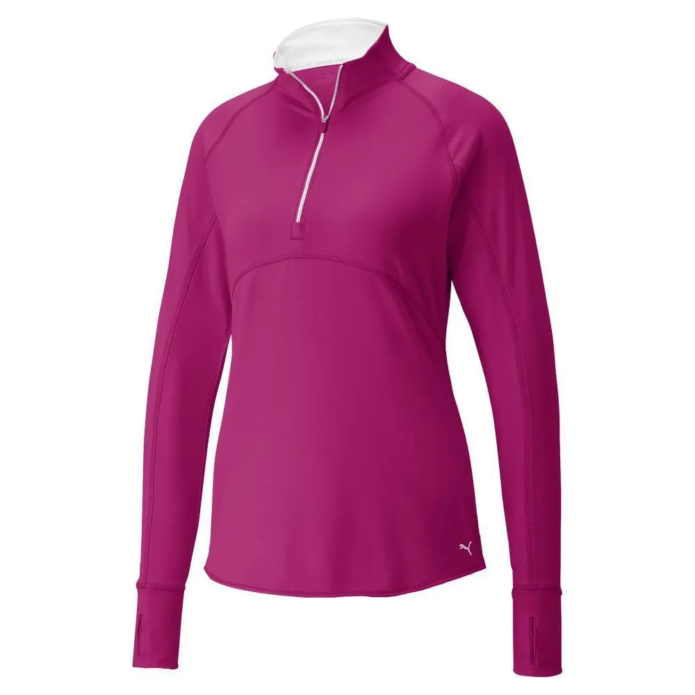 Puma Ladies Gamer 1/4-Zip Golf Midlayer 4 Puma Ladies Gamer 1/4-Zip Golf Midlayer - Image 2
