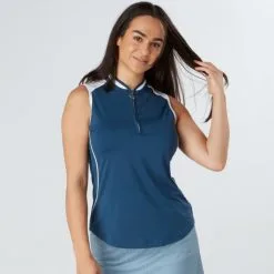 Swing Out Sister Golf Swing Out Sister Ladies Esme Sleeveless Golf Polo Shirt -Golf Shop 0077937 swing out sister ladies esme sleeveless golf polo shirt