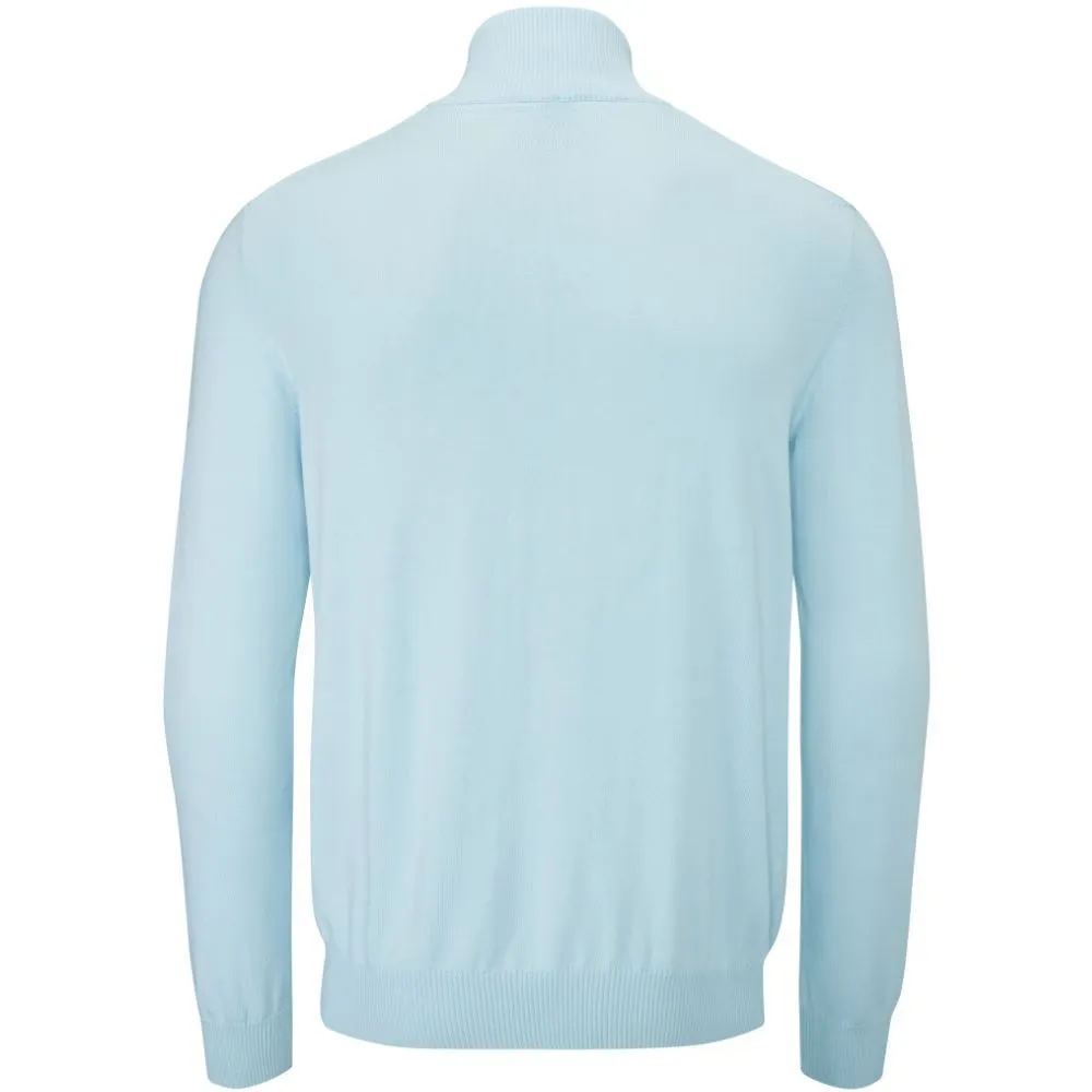 Oscar Jacobson Men's Waldorf Pin 1/2-Zip Golf Sweater 4 Oscar Jacobson Men's Waldorf Pin 1/2-Zip Golf Sweater - Image 2