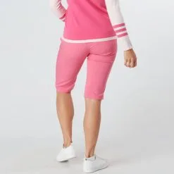 Swing Out Sister Golf Swing Out Sister Ladies Fleur Pink Glo Drifit Golf Shorts -Golf Shop 0078197 swing out sister ladies fleur pink glo drifit golf shorts