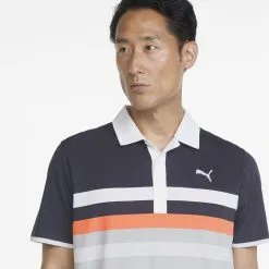 Puma Men's Cloudspun MATTR One Way Golf Polo Shirt -Golf Shop 0078290 puma mens cloudspun mattr one way golf polo shirt