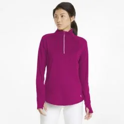 Puma Ladies Gamer 1/4-Zip Golf Midlayer 11 Puma Ladies Gamer 1/4-Zip Golf Midlayer -Golf Shop 0078300 puma ladies gamer 14 zip golf midlayer