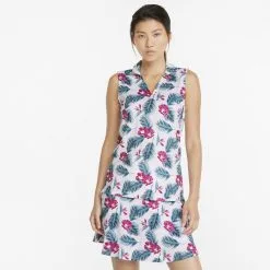 Puma Ladies Cloudspun Paradise Sleeveless Golf Polo Shirt -Golf Shop 0078306 puma ladies cloudspun paradise sleeveless golf polo shirt