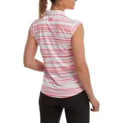 FootJoy Ladies Watercolour Lisle Golf Polo Shirt -Golf Shop 0078879 footjoy ladies watercolour lisle golf polo shirt