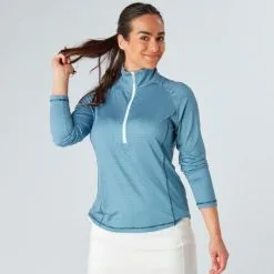 Swing Out Sister Golf Swing Out Sister Ladies Celeste 1/4-Zip Golf Midlayer -Golf Shop 0079509 swing out sister ladies celeste 14 zip golf midlayer