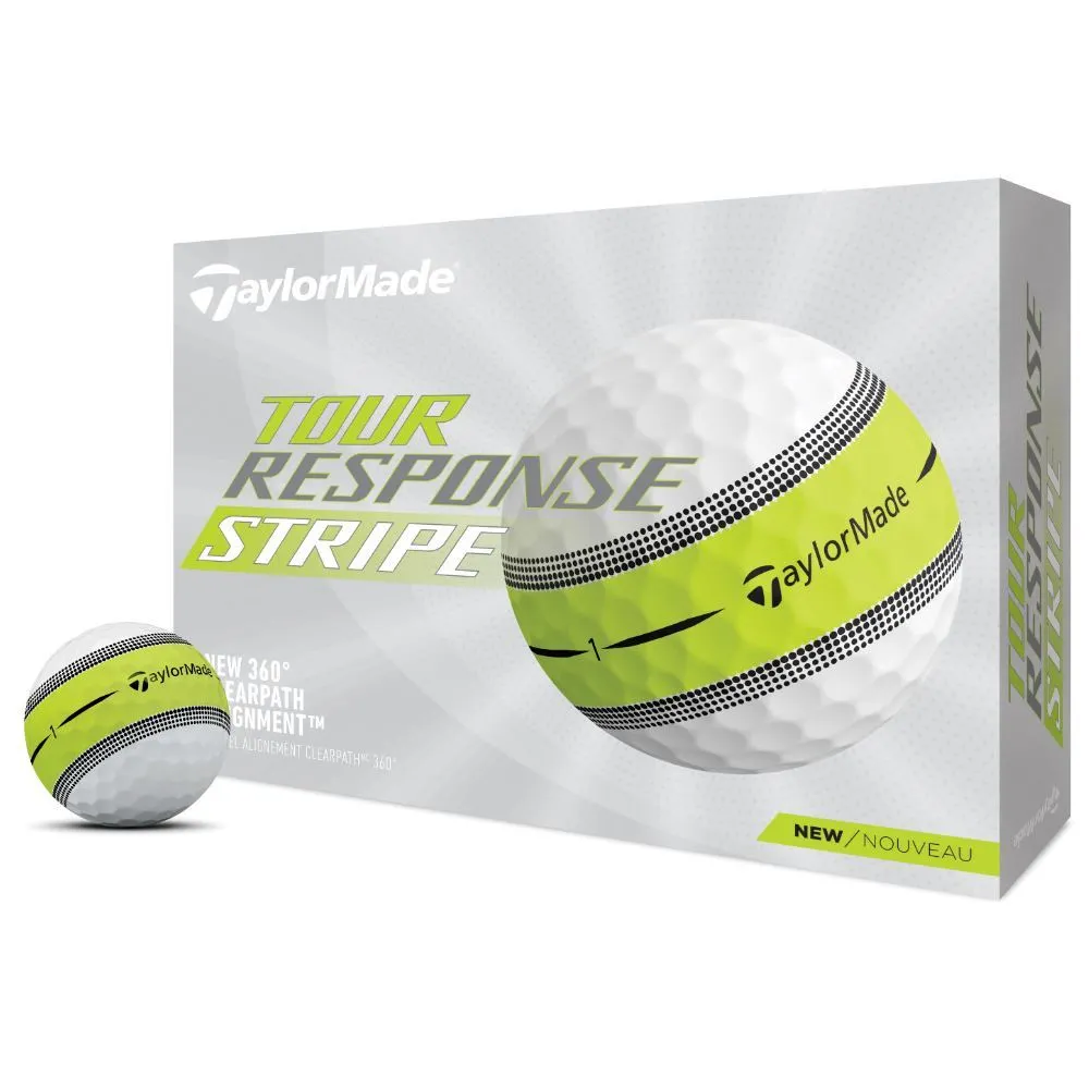 TaylorMade Tour Response Stripe Golf Balls 4 TaylorMade Tour Response Stripe Golf Balls - Image 2