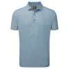FootJoy Men's Mini Floral Golf Polo Shirt -Golf Shop 0081861 footjoy mens mini floral golf polo shirt