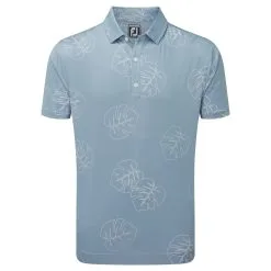 FootJoy Men's Jungle Leaf Pique Golf Polo Shirt