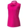 Puma Ladies Gamer Sleeveless Golf Polo Shirt -Golf Shop 0081944 puma ladies gamer sleeveless golf polo shirt