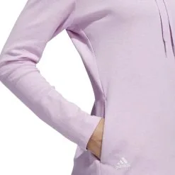 Adidas Ladies Melange High Mock Golf Pullover -Golf Shop 0082228 adidas ladies melange high mock golf pullover