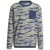 Adidas Men's Texture-Print Crew Golf Sweatshirt -Golf Shop 0082354 adidas mens texture print crew golf sweatshirt