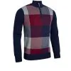 Glenmuir Men's Inverness Touch Of Cashmere Zip-Neck Golf Sweater -Golf Shop 0083178 glenmuir mens inverness touch of cashmere zip neck golf sweater