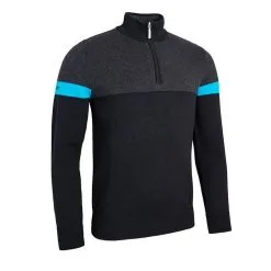 Glenmuir Men's Lawrie Touch Of Cashmere Golf Sweater -Golf Shop 0083181 glenmuir mens lawrie touch of cashmere golf sweater