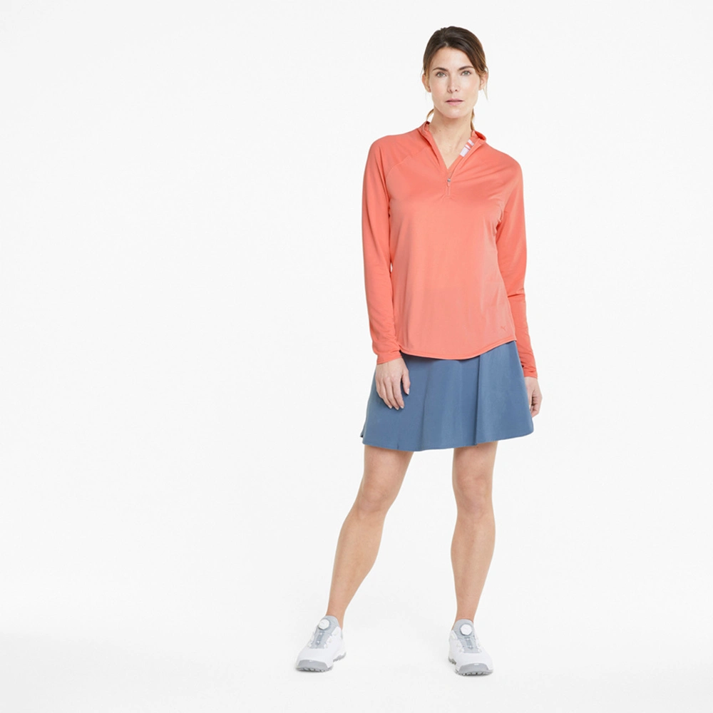 Puma Ladies Shine 1/4-Zip Golf Midlayer 7 Puma Ladies Shine 1/4-Zip Golf Midlayer - Image 5